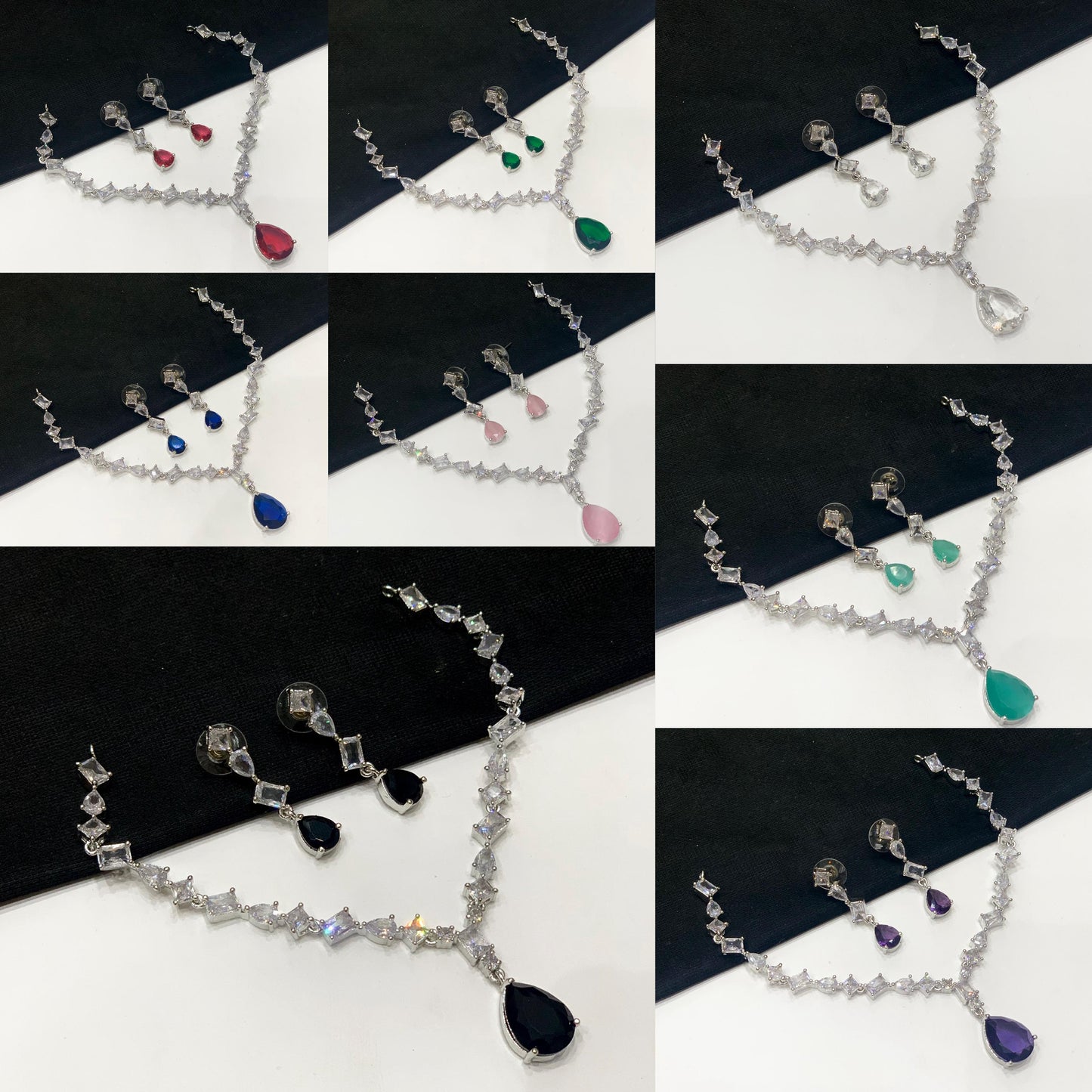 American Diamond Zarqon Set